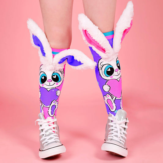 MADMIA FUNNY BUNNY SOCKS: Kids & Adults Age 6 - 9