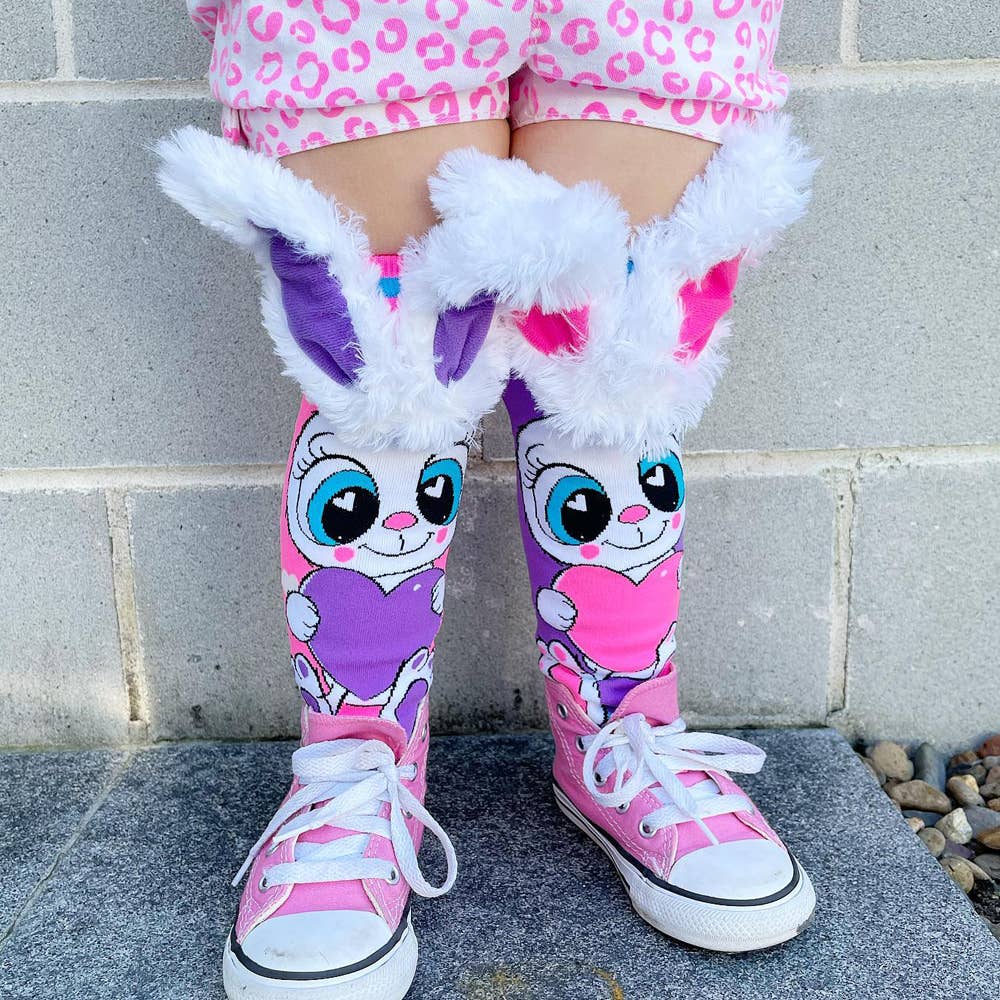 MADMIA FUNNY BUNNY SOCKS: Kids & Adults Age 6 - 9