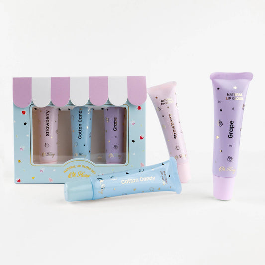 Oh Flossy Kids Natural Lip Gloss Set - Made in Australia