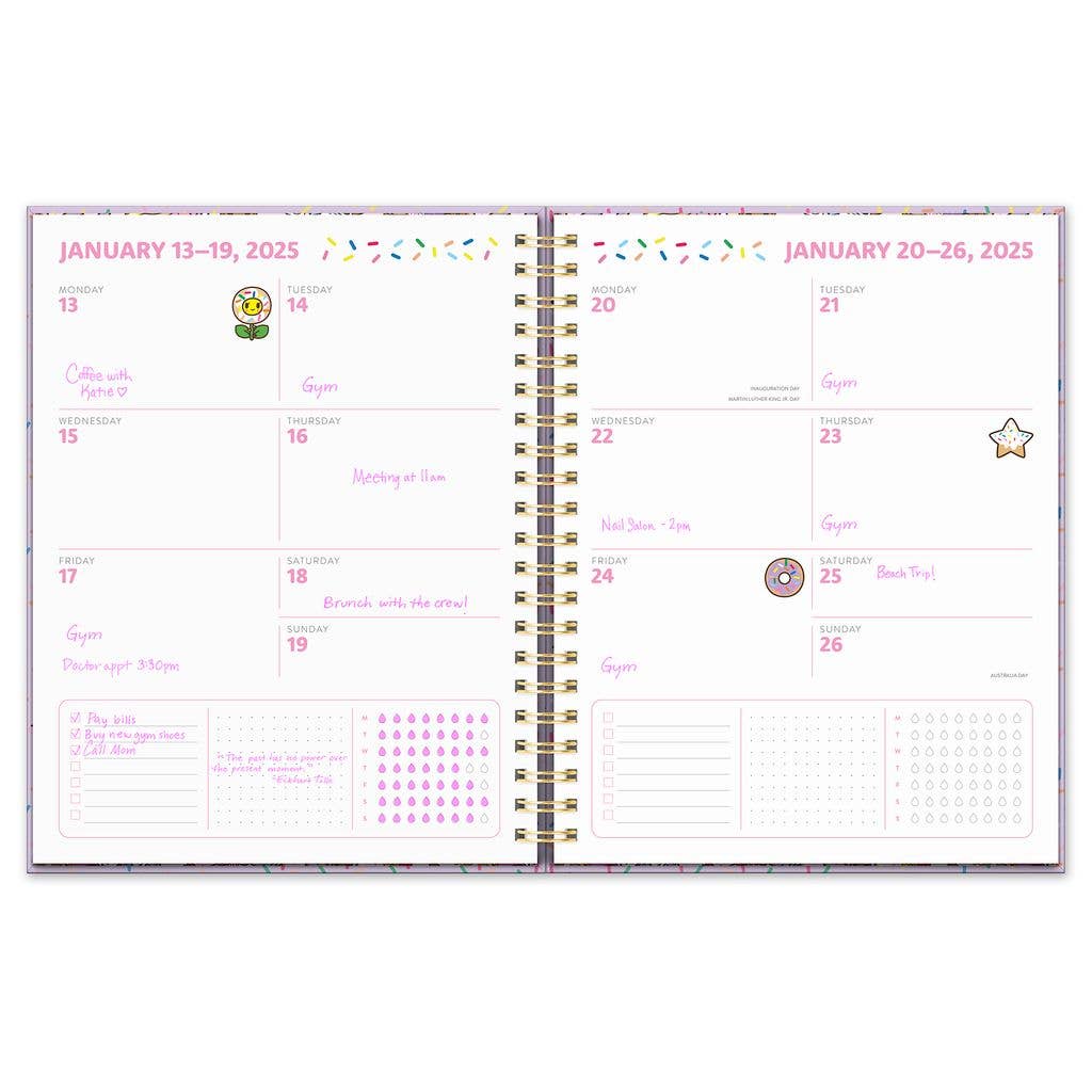 2025 tokidoki Donutella XL Spiral Planner