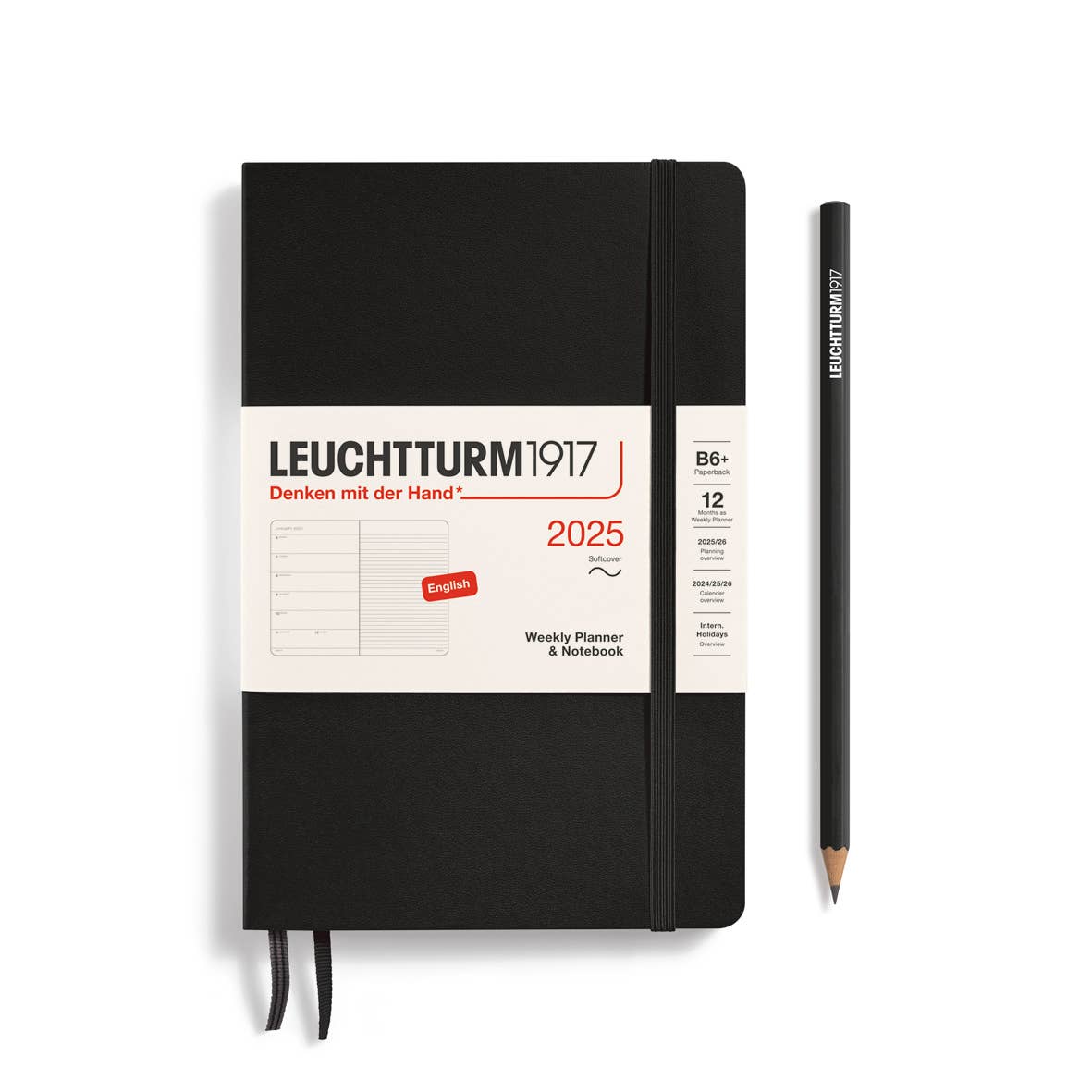 LEUCHTTURM1917 Softcover Weekly Planner & Notebook 2025 A6