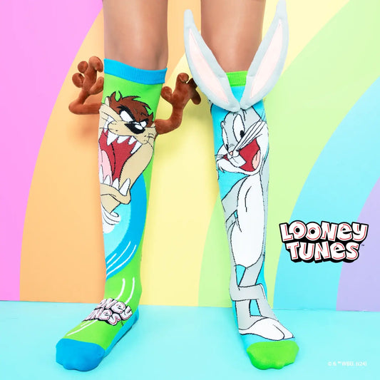 BUGS BUNNY KNEES HIGH SOCKS: Kids & Adults Age 6 - 99