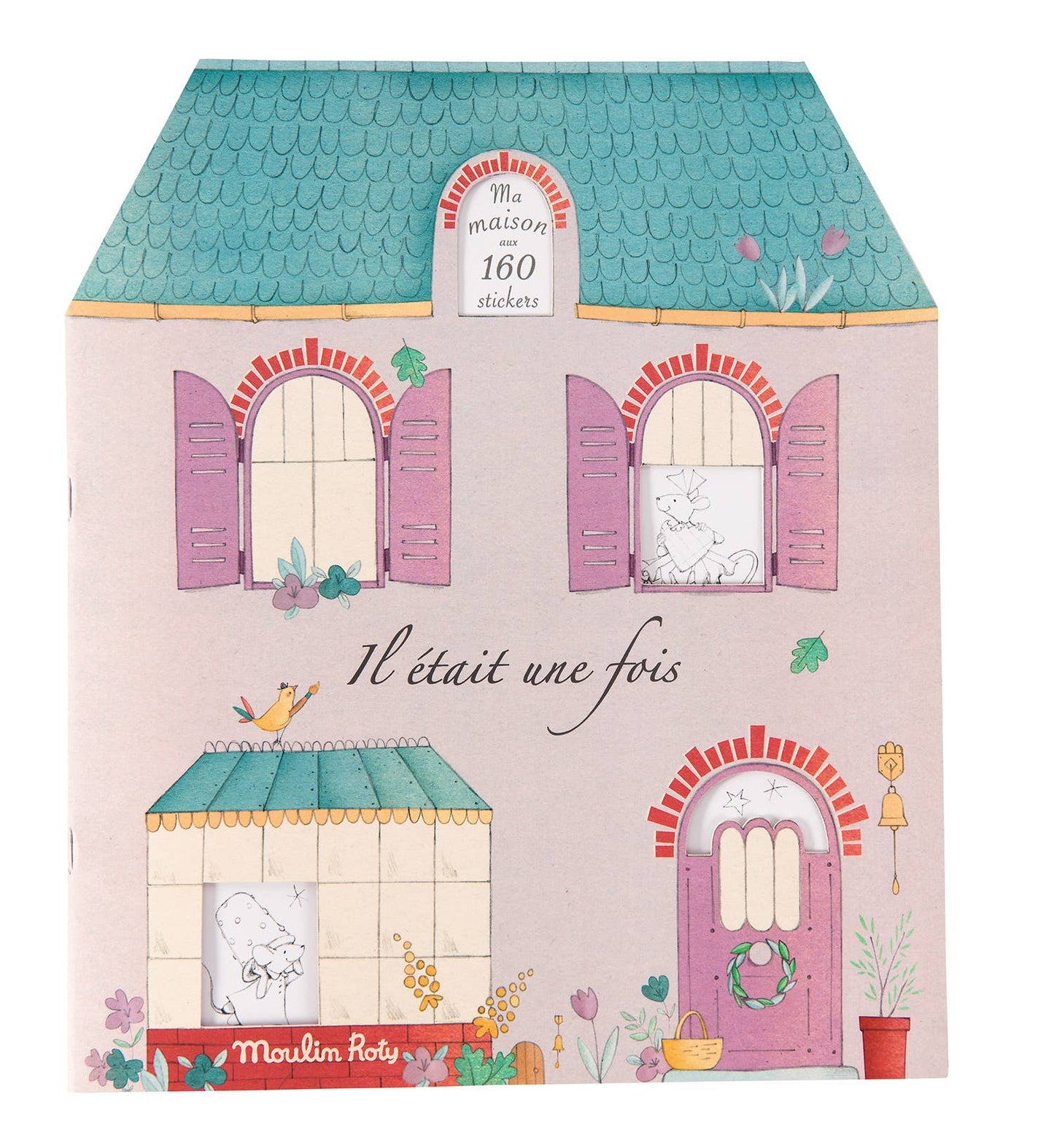 Box of 6 Coloring Books & Stickers - Once upon a Time