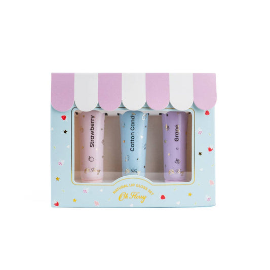 Oh Flossy Kids Natural Lip Gloss Set Made in Australia