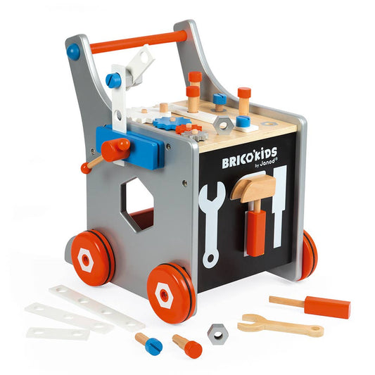 Janod Magnetic Tools Trolley - Walker |  18 months+