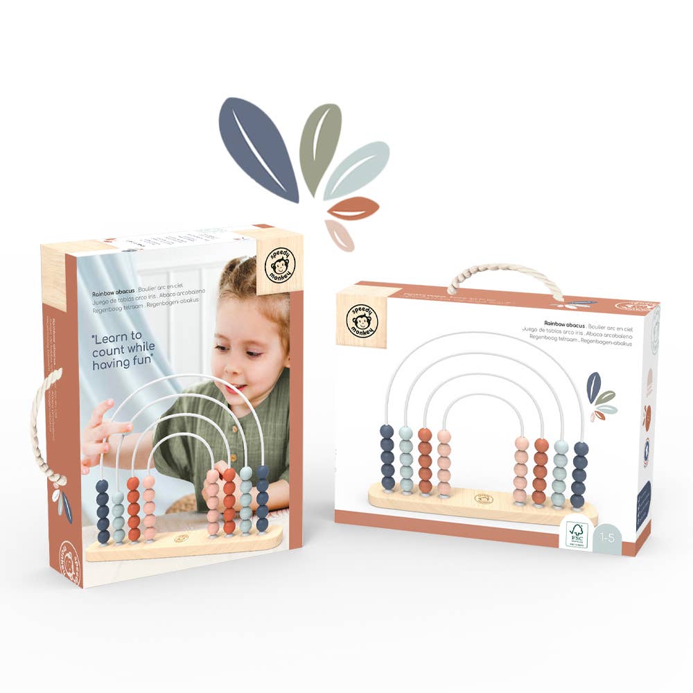 Wooden Rainbow Abacus Age 12+ months