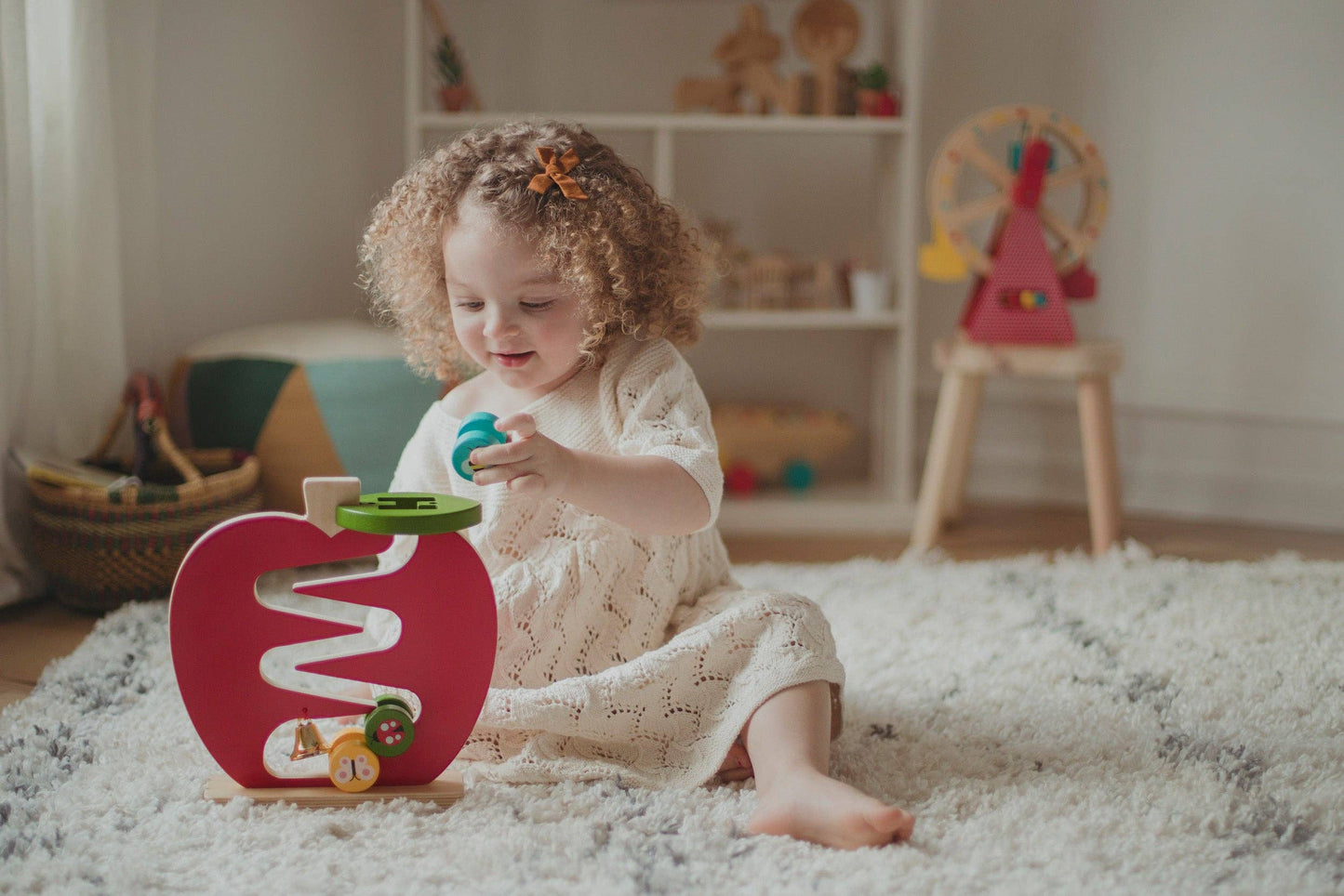 Wooden Apple Run Play Set