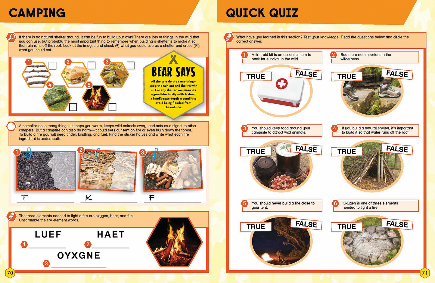 Bear Grylls Wild Animals Activity Book