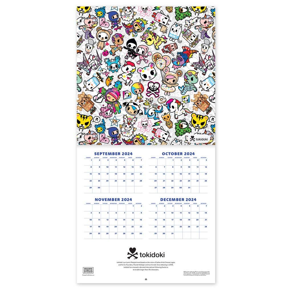 2025 Tokidoki Calendar 12" x 12" Calendar