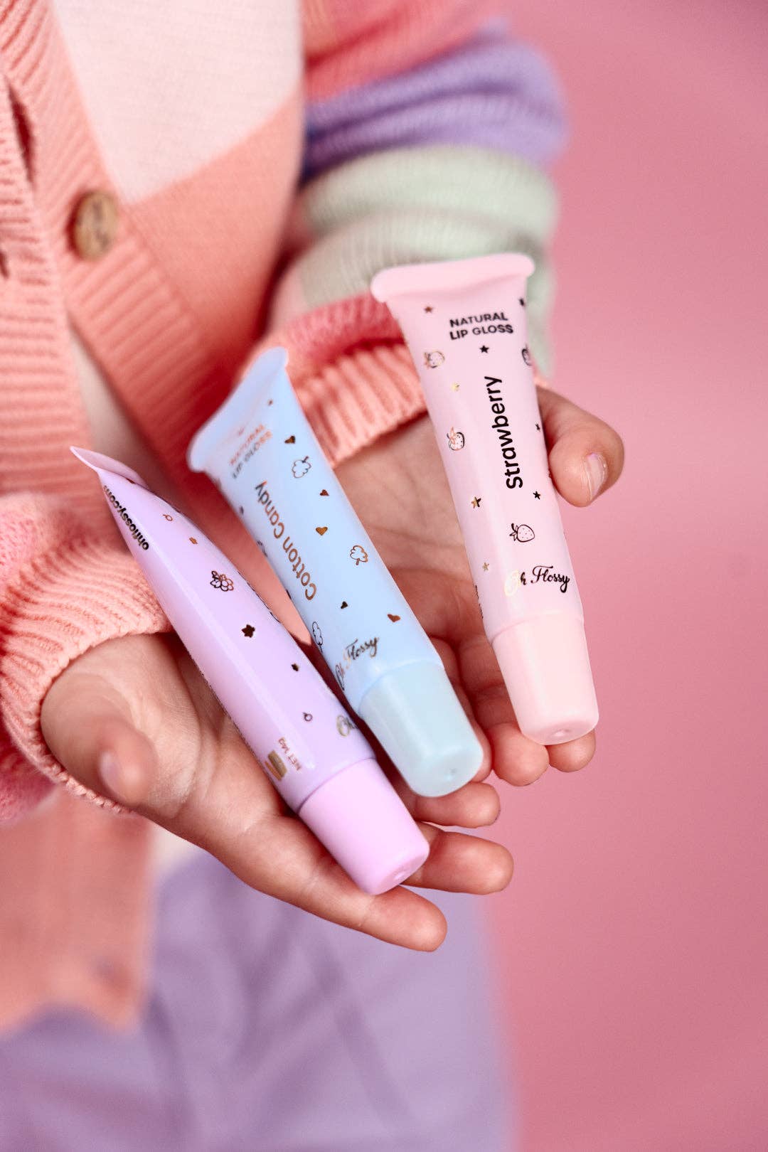 Oh Flossy Kids Natural Lip Gloss Set Made in Australia