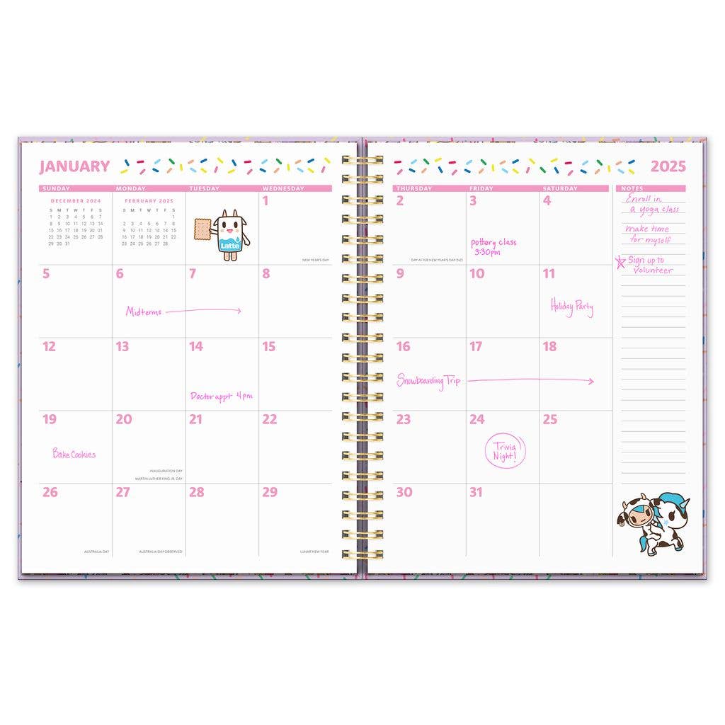 2025 tokidoki Donutella XL Spiral Planner