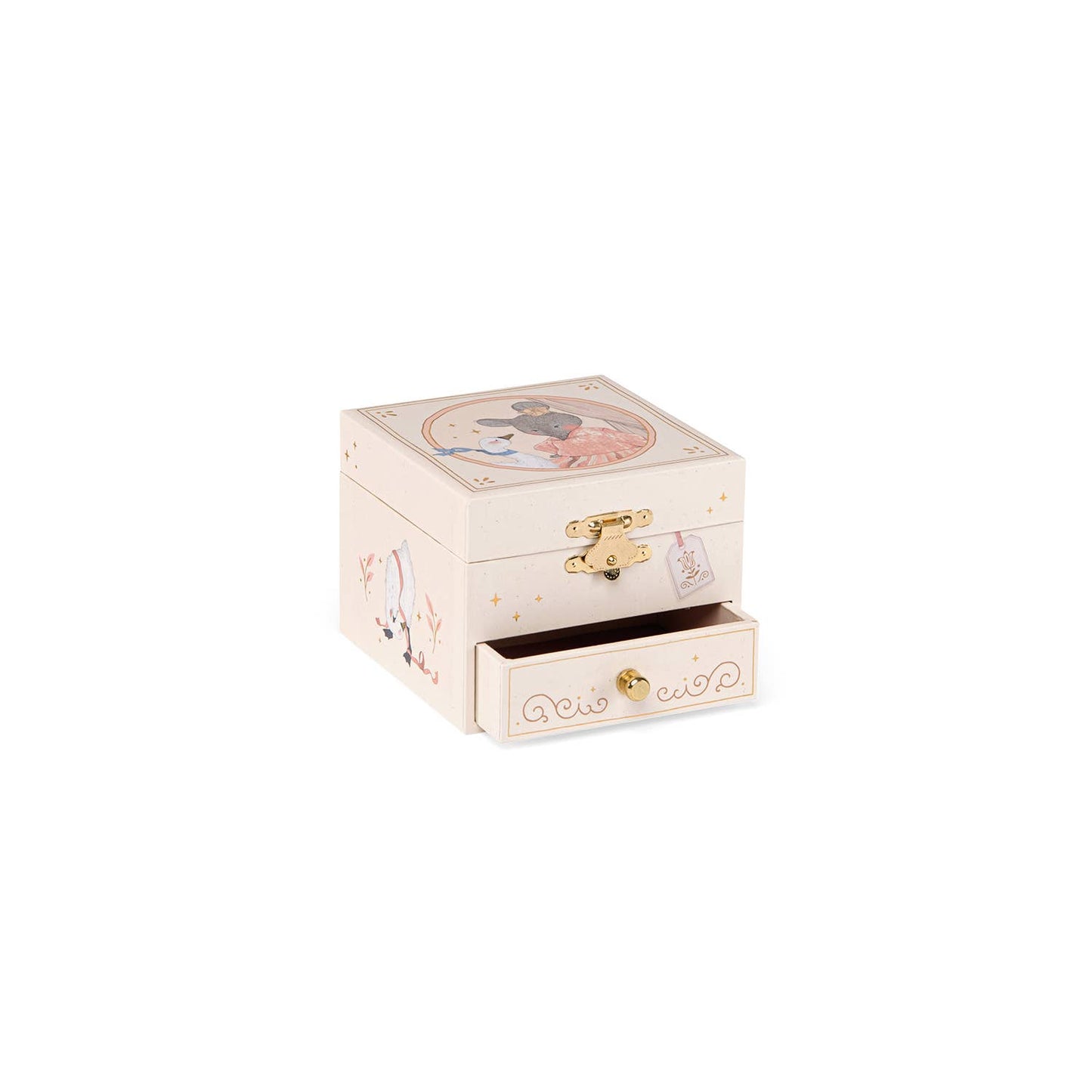 Musical Toy Blushy Jewelry box  mouse twirl