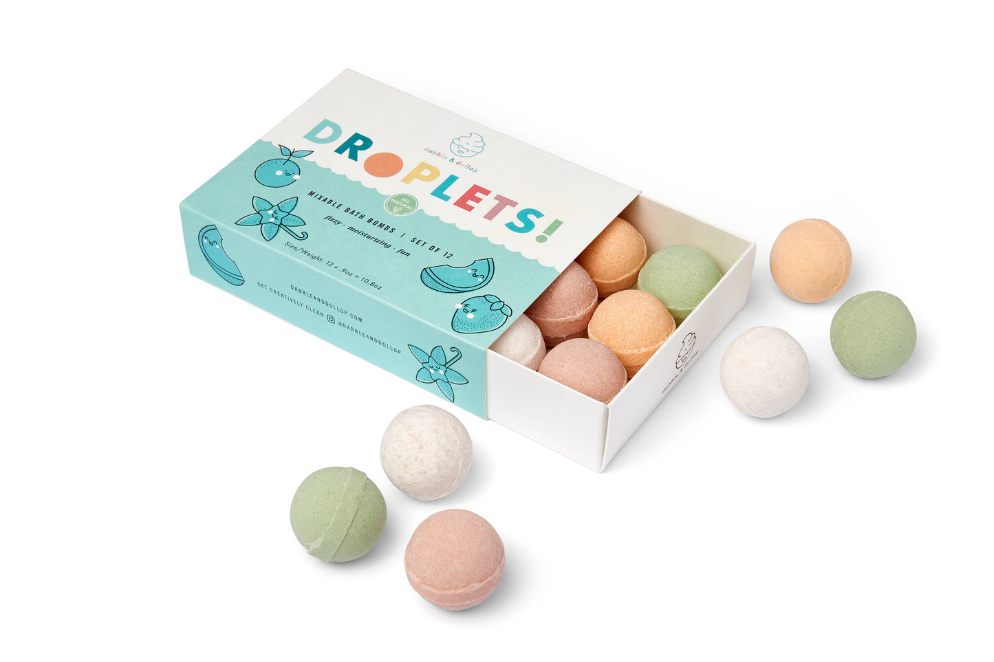 100% Natural Bath Bombs - Original Fruit Scents