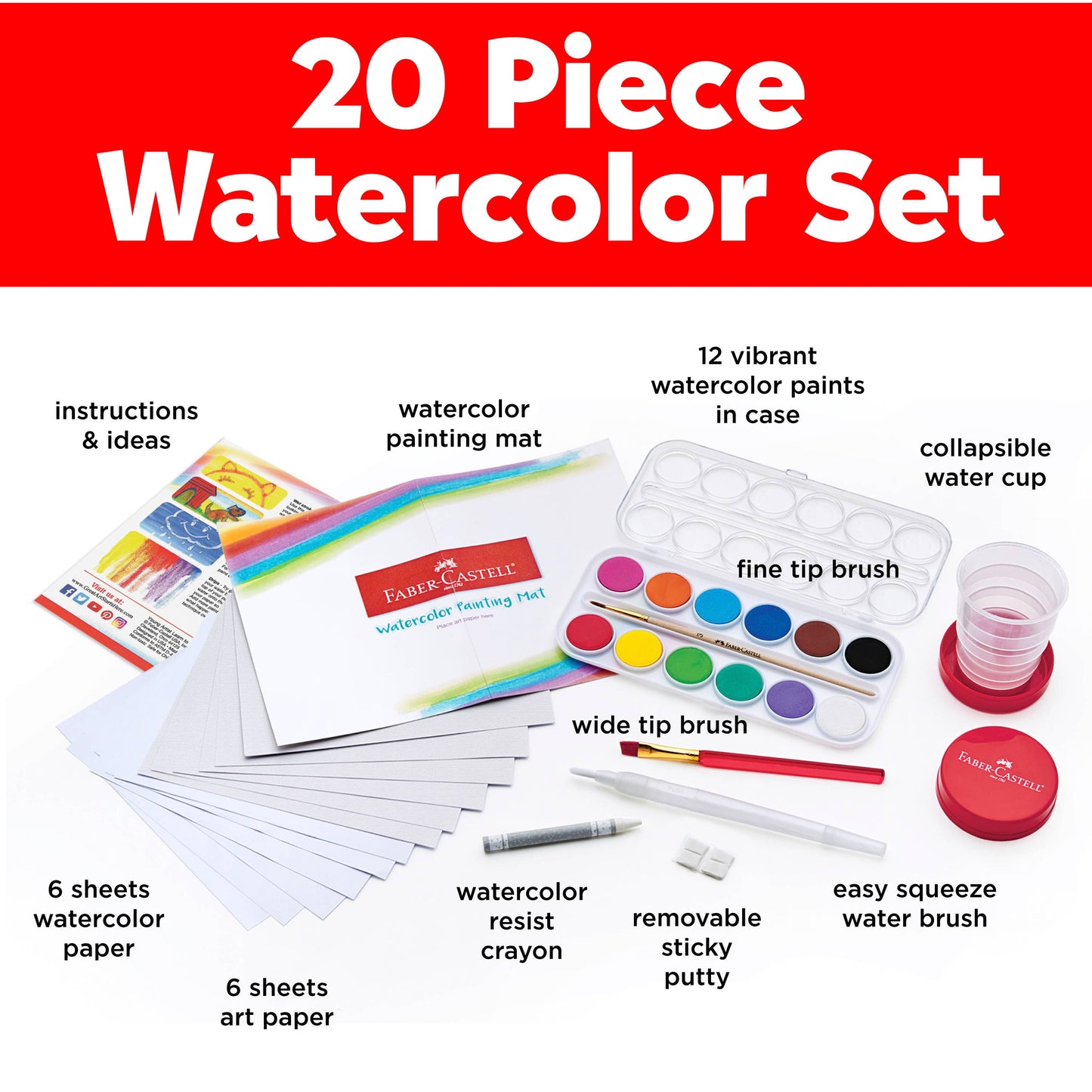 Faber-Castell - Young Artist Learn to Watercolor