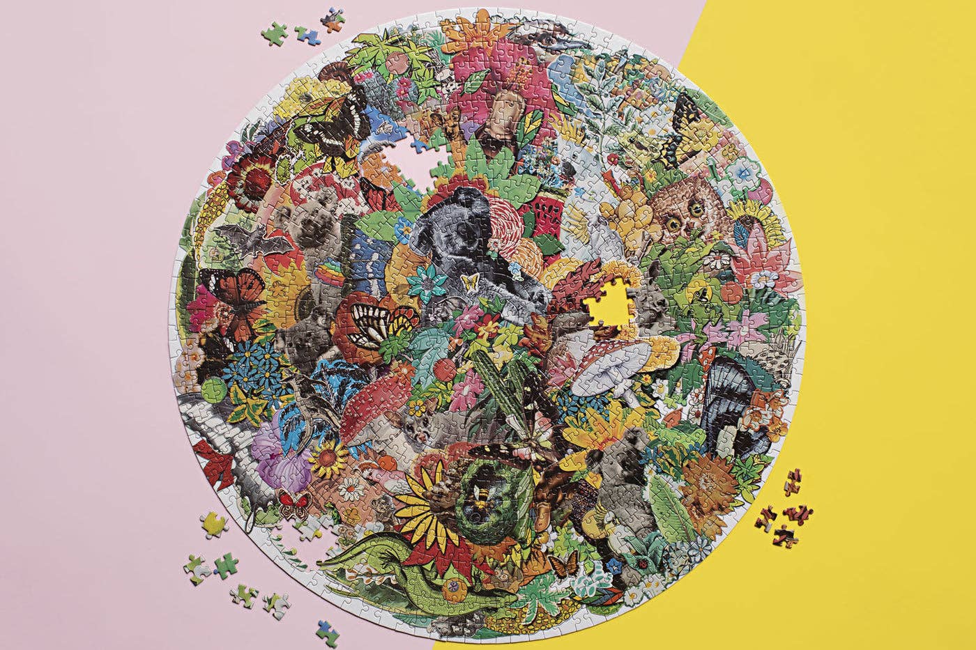 Journey Of Something - 1000 Piece Puzzle (round) - All Around Oz