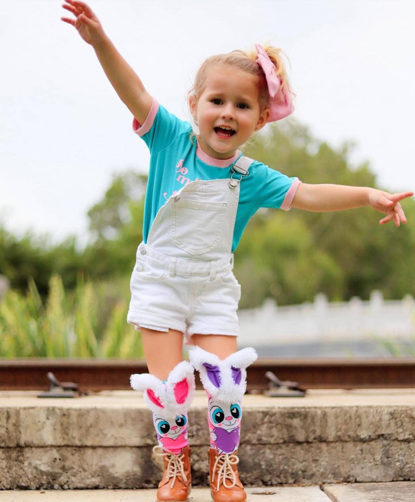 MADMIA FUNNY BUNNY SOCKS: Toddler Age 3 - 5