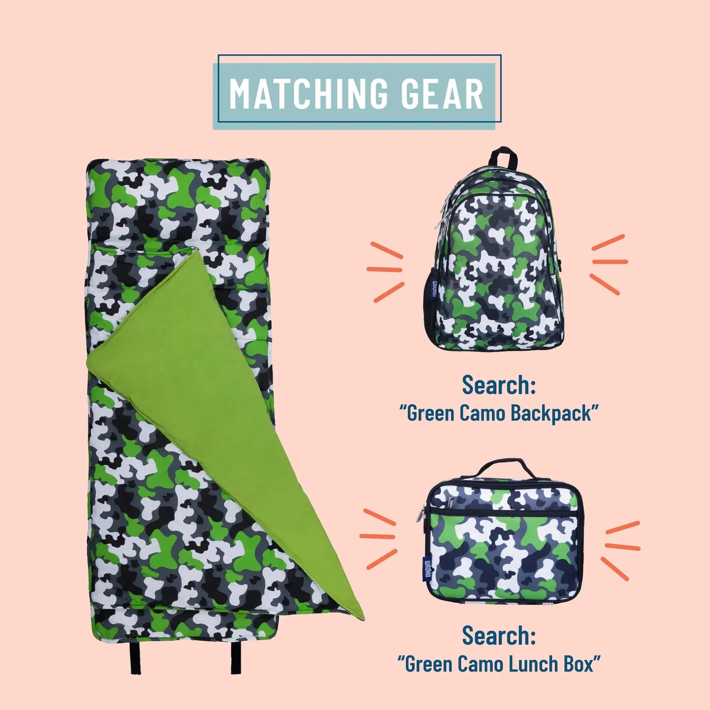 Green Camo Original Nap Mat - Green