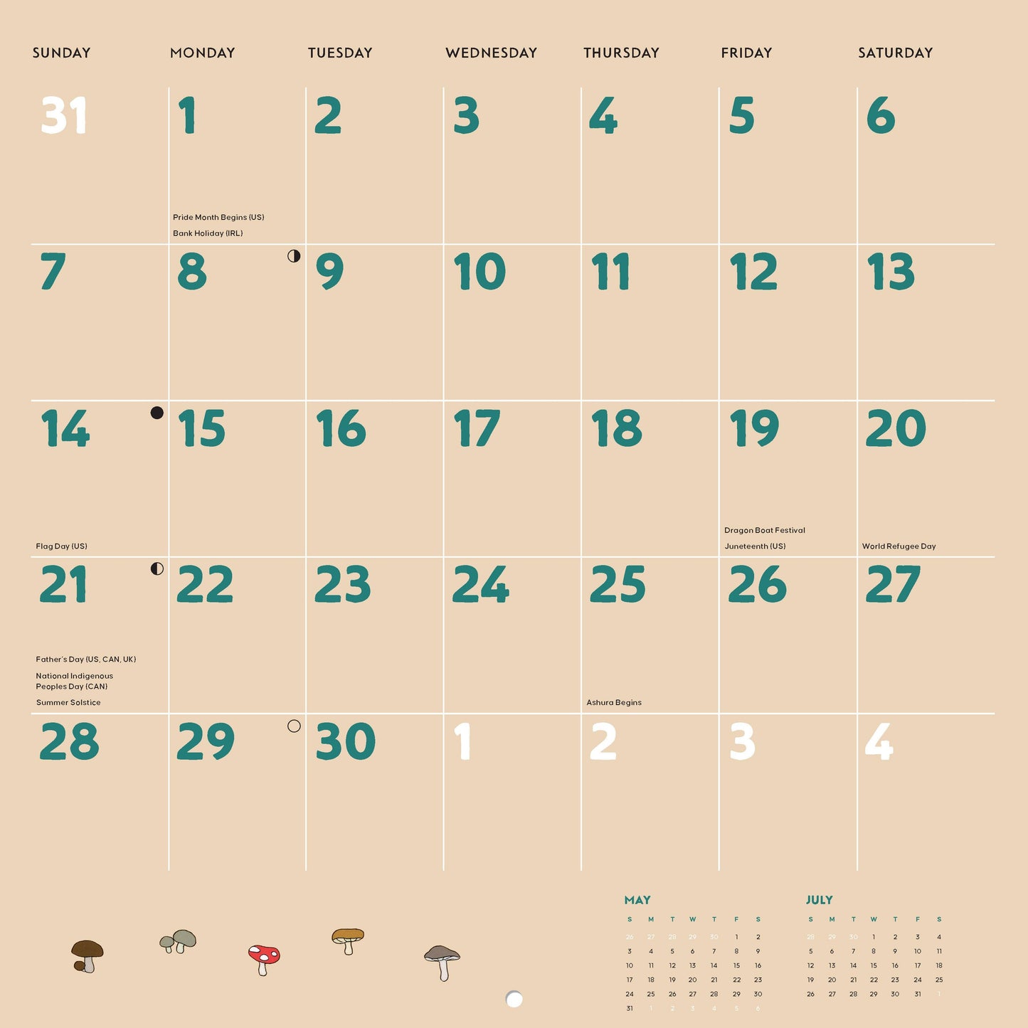 Studio Ghibli My Neighbor Totoro 2026 Wall Calendar