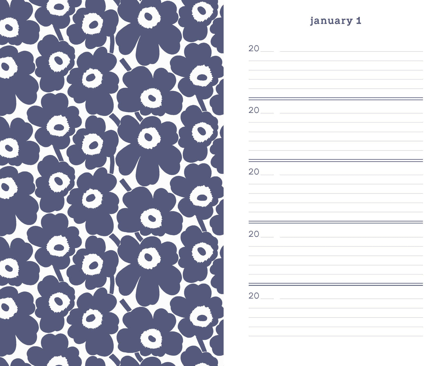 Marimekko One Line a Day (Blue Unikko)