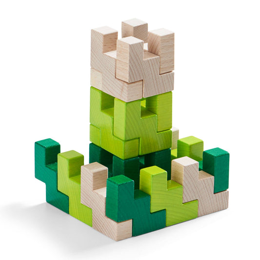 3D Viridis 21 Wooden Blocks Stacking Game
